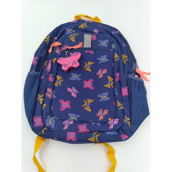 Cat & Jack Classic Kids' 17" Backpack Butterfly NWT but name written inside - Picture 1 of 5